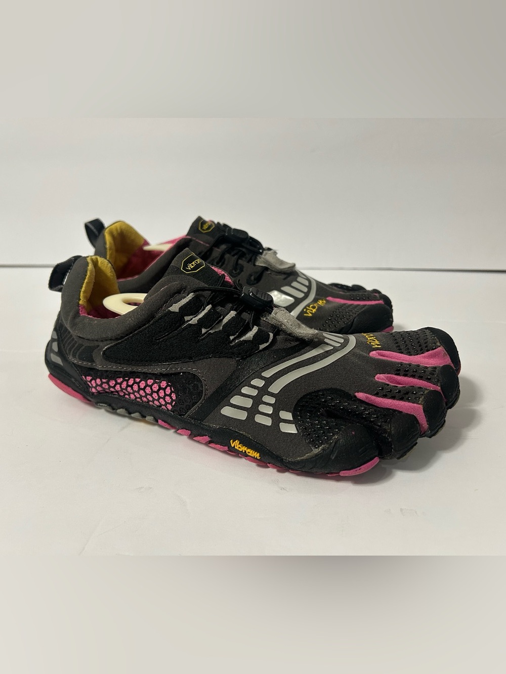 Women's Vibram FiveFingers KMD Shoe LS W3753 Gray Black Pink Size 39 8 8.5